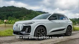 Audi SQ6 e-tron 2025 года: 509 л.с., зарядка от 800 В и разгон до 100 км/ч за 4,1 секунды.