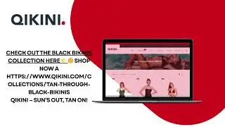 Tan Through Black Bikinis by Qikini | No More Tan Lines This Summer!