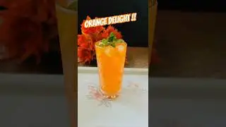 10 SECONDS ORANGE JUICE🍊😍 #orangejuice #mirinda #shorts