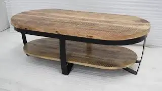 Coffee Table | Wooden Metal Coffee Table | Urban Loft Furniture | Solid Wooden Furniture | Jodhpur
