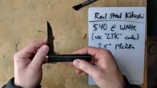 Real Steel Kikashi knife review - better than a CRKT CEO