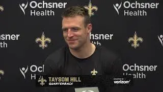 Taysom Hill on being out last weekend vs Miami | Saints Practice 12-30-21