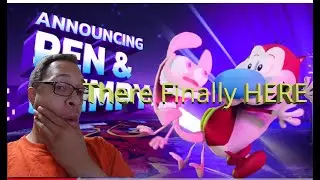 Nickelodeon All-Star Brawl - Official Ren & Stimpy Reveal Trailer REACTION
