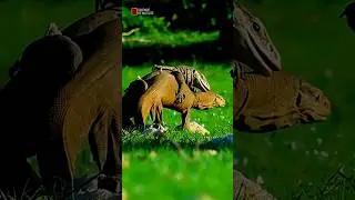 Monitor Lizards Viciously Fighting for Territory