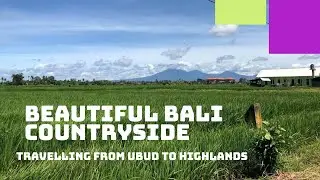 Beautiful Bali countryside | Travelling from Ubud to Bali highlands