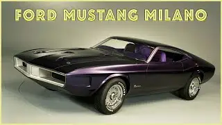 1971's Most Striking Design: The Ford Mustang Milano Concept Takes the Spotlight