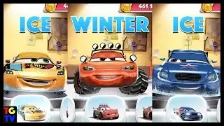 Cars Fast as Lightning - Winter McQueen, ICE Miguel, ICE Pyotr