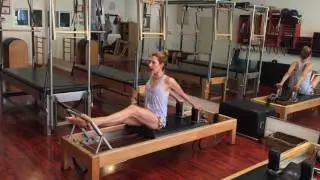 Single Leg Stomach Massage Reach Back on Reformer (Archival) | OPC