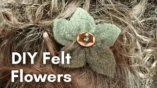 DIY Felt Flowers: From Sweater to Stunning