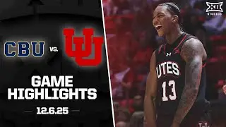 California Baptist vs. Utah Game Highlights | 2025-26 Big 12 Men's Basketball