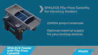 SPALECK Flip Flow Cassette for feeders and screening machines
