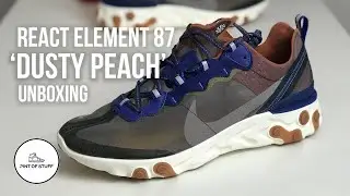 SOCK MONSTER - Nike React Element 87 'Dusty Peach' Sneaker Unboxing.