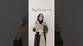 Yuk simak tutorial gendong pakai ringsling! Minil pakai motif ring sling rayon terbaru lohh🥰