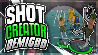 UNSTOPPABLE GREEN LIGHT CHEESE!! SHOT CREATOR DEMIGOD NBA2K17 MYPARK