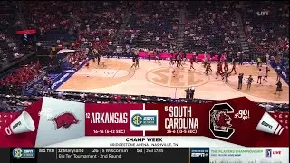 2023-24 NCAAM USC vs Arkansas - SEC Tournament Full Game with Radio Commentary