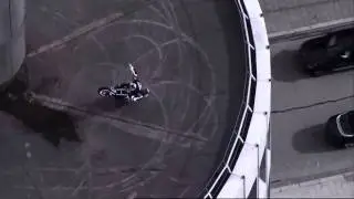 Chris Pfeiffer rides BMW Tower