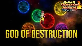 FULL TEAM OF GOD Of DESTRUCTION ONLINE BATTLES | SUPER DRAGON BALL HEROES WORLD MISSION