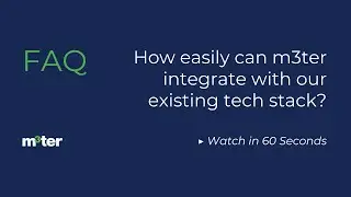How easily can m3ter integrate with our existing tech stack?
