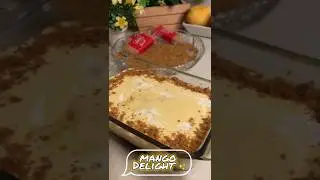 3 Ingredients mango Delight recipe✨#ytshorts #shorts #youtubeshorts #mango