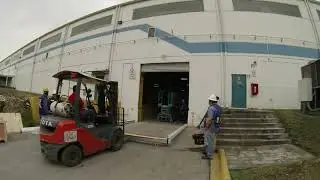 T-5000 High Speed Door mounting process