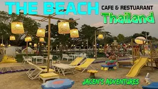 Beach Themed Restaurant! - The Beach Klang Krung Cafe & Restaurant | Bangkok Thailand