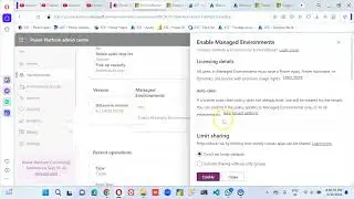 Lesson615 - Enable Managed Environment  - Power Apps 1000 Videos