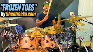 Frozen Toes Free Drumless Track by Shedtracks | Carlin Muccular Drum Cover