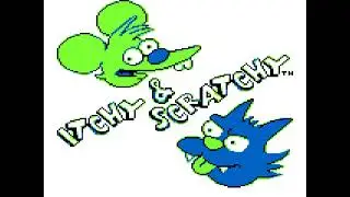 (Gameplay - 508) Itchy & Scratchy in Miniature Golf Madness (Gameboy - 10)