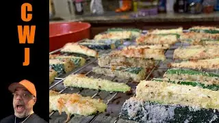 Parmesan zucchini fries