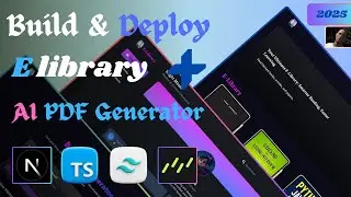 Build & Deploy Full Stack E Library + AI PDF Generator using Nextjs Typescript Tailwindcss Shadcn