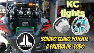 JL audio a prueba de agua para RZR Maverick utv atv side by side