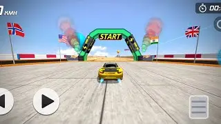 Crazy Stunt-Car Game/Mega Ramp Mode /Car Racing Games/Android Gameplay