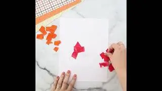 Torn Paper Leaves Craft #crafts #fallcrafts #craftingmama #kidscrafts #craftsforkids