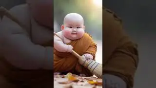 little monk #viralvideo ##shortsfeed shorts