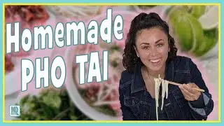 Authentic Pho Vietnamese Noodle Soup | Grandma May’s Birthday | Maedae in the Kitchen