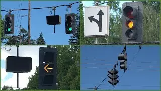 Eagle Signal and 3M PV Traffic Signals in Clackamas, OR (4K)