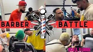 Barber Battle at King Cutz Hair Salon in Ocala, Florida