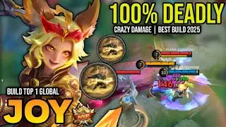 JOY BEST BUILD 2025 | BUILD TOP 1 GLOBAL JOY GAMEPLAY | MOBILE LEGENDS