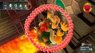 Mario Party 10 - Rosalina vs Yoshi vs Spike vs Donkey Kong vs Bowser - Chaos Castle