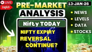 🔴Nifty Prediction and Bank Nifty Analysis | 13 JAN 26 | nifty today analysis