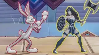 Black Lantern Wonder Woman and Bugs Bunny Unique Interactions - MultiVersus HD