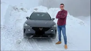CUPRA FORMENTOR sulla NEVE con le GOMME ESTIVE