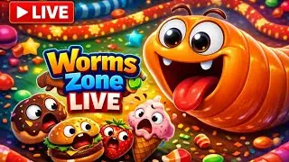 BIG WORM ATTACK 😱 | Worms Zone.io LIVE 🔴 | Donger V