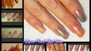 Glitter Gradient Gel Nails