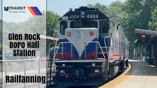 Railfanning NJ Transit at Glen Rock Boro Hall Station (August 2025)