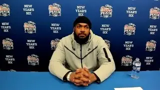 Pitt Football | Chick-fil-A Peach Bowl Postgame | Marcus Minor