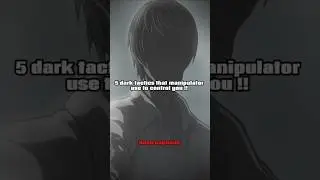 Read in the comment section ‼️#motivation #manipulation #psychology #deathnotebook #kira #light#reel