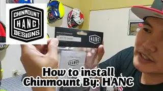 CHINMOUNT by HANC- How to install to KYT Helmet & Technique to Give a Full Strength on its Adhesive.