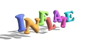 Inflate 3D Text Effect in Photoshop CC 2017
