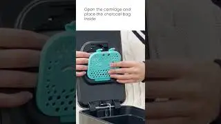 How to Change your Charcoal Bag on an Odor Control Trash Bin by Home Zone Living #odorcontrol #home